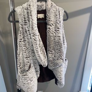 Faux fur vest